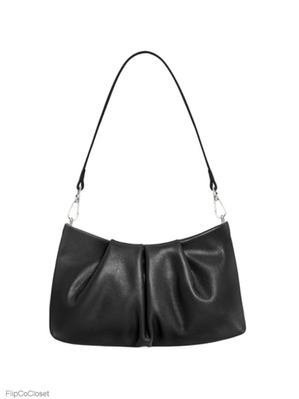KISSSEA Formal Clutch Purse for Women Small Silver Pleated Evening Bag Wedding